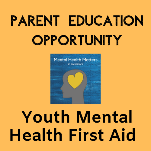 YMHFA Parent Education Opportunity 